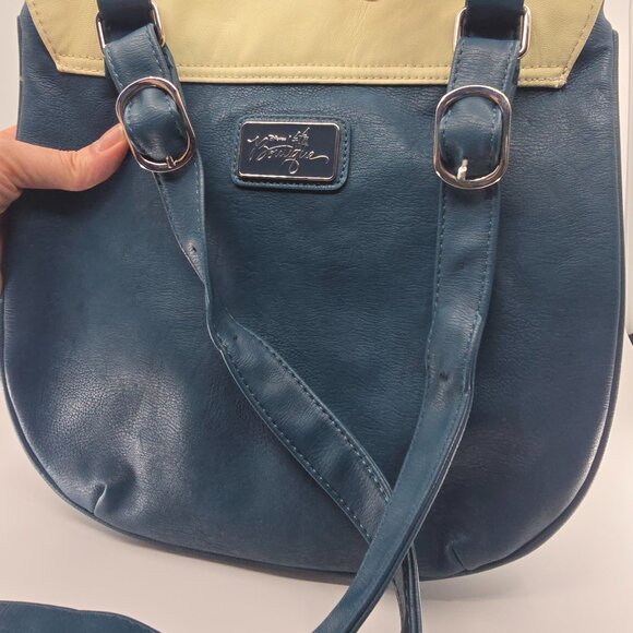 Disney Boutique Ariel The Little Mermaid Watercolor Crossbody Saddle Bag Teal - Picture 7 of 10